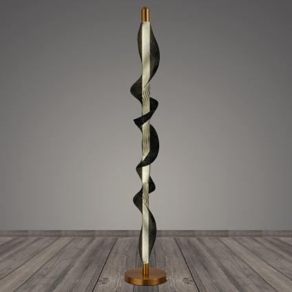 Торшер K38707/1F A BRASS+BK латунь/черный 35W LED 4000K h1200, 24